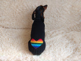 Clothes for a dachshund or small dog knitted winter wool warm jumper with a pattern