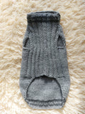 Clothes for a dachshund or small dog knitted winter wool warm jumper with a pattern