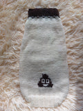Clothes for a dachshund or small dog knitted winter wool warm jumper with a pattern