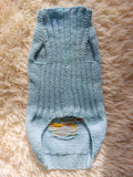 Clothes for a dachshund or small dog knitted winter wool warm jumper with a pattern
