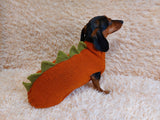 Dog dinosaur knitted clothes sweater, dinosaur sweater for dogs, original dog clothes dinosaur sweater