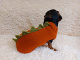 Dog dinosaur knitted clothes sweater, dinosaur sweater for dogs, original dog clothes dinosaur sweater