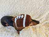Football hat for dog