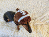 Football hat for dog