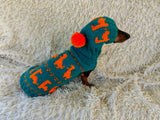 Dinosaur Costume for Dog Jumper and Pompom Hat Set