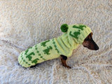 Dinosaur Costume for Dog Jumper and Pompom Hat Set
