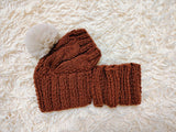 Alpaca Wool Dog Leggings and Hat Set