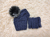 Alpaca Wool Dog Leggings and Hat Set