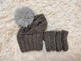 Alpaca Wool Dog Leggings and Hat Set