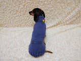 Winter wool coat for dog warm sweater for dachshund