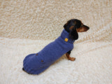 Winter wool coat for dog warm sweater for dachshund
