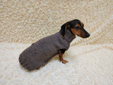 Winter wool coat for dog warm sweater for dachshund