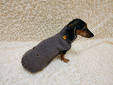 Winter wool coat for dog warm sweater for dachshund