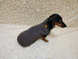 Winter wool coat for dog warm sweater for dachshund