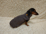 Winter wool coat for dog warm sweater for dachshund