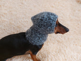 Mohair Wool Super Warm Winter Dog Hat, Hat dog warm winter with pompom