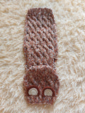Вear hoodie for dog aran melange cable suit with ears for dachshund