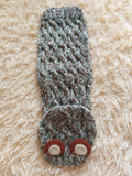 Вear hoodie for dog aran melange cable suit with ears for dachshund