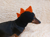 Dog clothes hat dragon dinosaur, hat dinosaur dog clothes, Dragon Dinosaur Dog Hat Hood Snood, hat for dog dinosaur