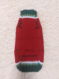Watermelon sweater for small dogs, Watermelon knitted dog jumper, Watermelon small dog clothes