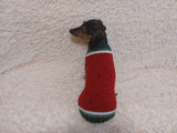 Watermelon sweater for small dogs, Watermelon knitted dog jumper, Watermelon small dog clothes