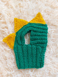 Dinosaur Snood Hat for Dog with Open Ears