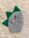Dinosaur Snood Hat for Dog with Open Ears