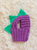 Dinosaur Snood Hat for Dog with Open Ears
