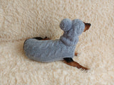 Angora wool warm suit sweater and hat for dog