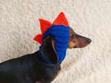 Dinosaur Snood Hat for Dog with Open Ears (Copy)
