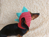 Dinosaur Snood Hat for Dog with Open Ears (Copy) (Copy)