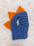 Dinosaur Snood Hat for Dog with Open Ears