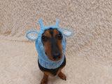 Christmas Deer Wool Dog Snood Hat