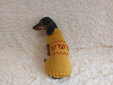 Bears Pet Clothes Dog Sweater with Bears,Bear Dachshund Clothes Jumper