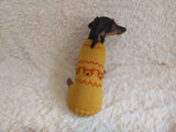 Bears Pet Clothes Dog Sweater with Bears,Bear Dachshund Clothes Jumper