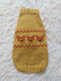Bears Pet Clothes Dog Sweater with Bears,Bear Dachshund Clothes Jumper