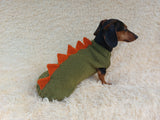 Dog dinosaur knitted clothes sweater, dinosaur sweater for dogs, original dog clothes dinosaur sweater