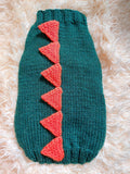 Dinosaur dragon  dog sweater zoo animal dog clothes