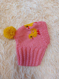Ducks knitted hat for dogs, clothes for dogs with ducks