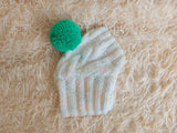 Clothes for dogs handmade knitted hat with pompon