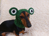 Frog dog hat,frig dog cloches hat snood