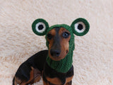 Frog dog hat,frig dog cloches hat snood