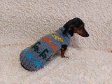 Dinosaurs clothes for pet animal sweater with dinosaurs,dog jumper with dinosaurs