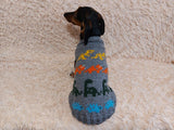 Dinosaurs clothes for pet animal sweater with dinosaurs,dog jumper with dinosaurs
