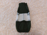Fox clothes for pets with fox sweater, dog jumper with fish, Norwegian style clothes