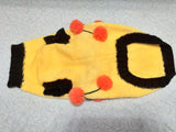 Sweater for a dog lot of pompons, sweater Halloween for dog dachshundknit