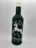 Christmas bottle cover, Christmas bottle decoration, Christmas present, New Year gift, Christmas table, Bottle decoration