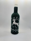 Christmas bottle cover, Christmas bottle decoration, Christmas present, New Year gift, Christmas table, Bottle decoration
