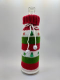Christmas bottle cover, Christmas bottle decoration,Decor Bottle, Wine Accessories, Knitted bottle,Wine Decor Crochet Bottle Bottle Sweater