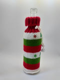 Christmas bottle cover, Christmas bottle decoration,Decor Bottle, Wine Accessories, Knitted bottle,Wine Decor Crochet Bottle Bottle Sweater